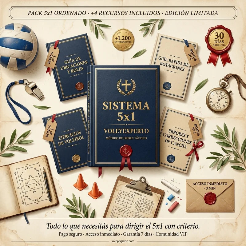 [5x1] Sistema 5x1 + 4 Bonus de Regalo [VOLEY PRO]